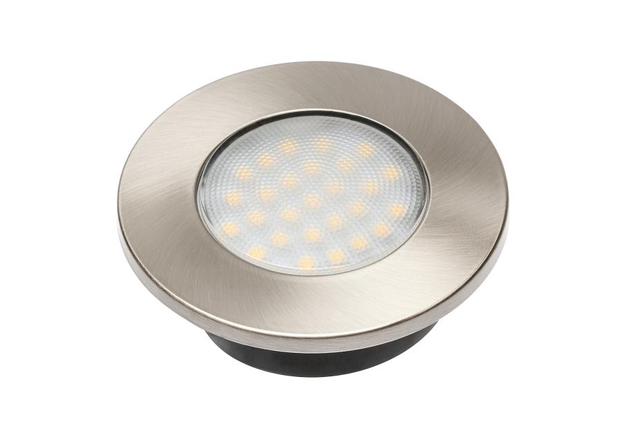 Zdjęcie: Zestaw opraw ledowy Barri Plus 3 x oprawa okragła wpuszczona 27 LED ciepły biały 1,5 W GTV