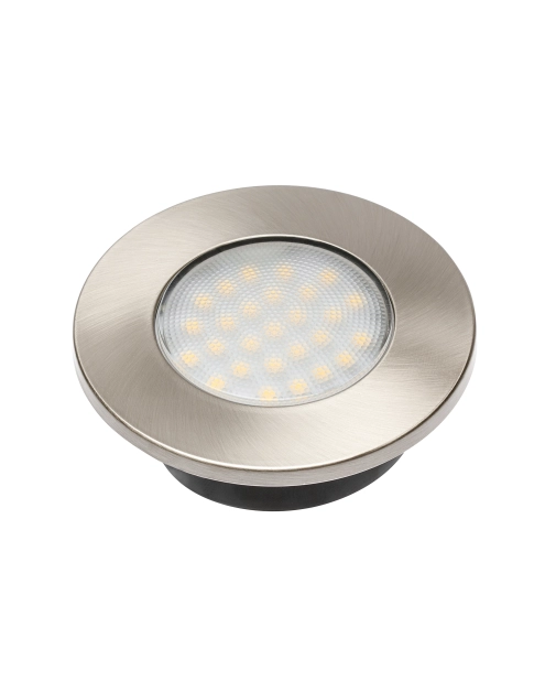 Zdjęcie: Zestaw opraw ledowy Barri Plus 3 x oprawa okragła wpuszczona 27 LED ciepły biały 1,5 W GTV