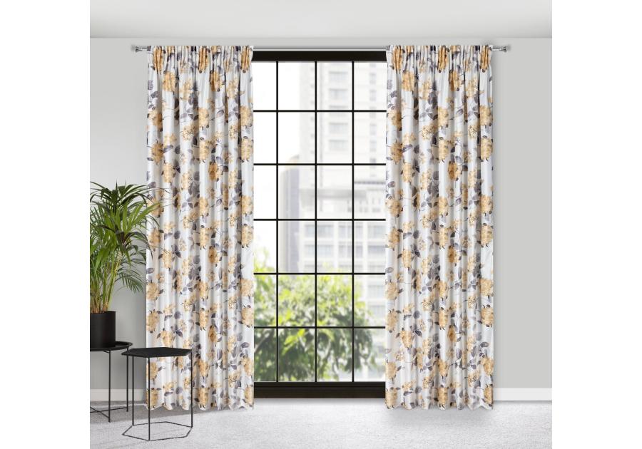 Zdjęcie: Zasłona gotowa Alison na taśmie 140x270 cm biały EUROFIRANY