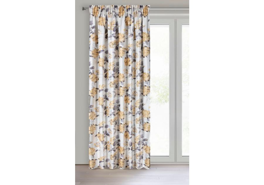 Zdjęcie: Zasłona gotowa Alison na taśmie 140x270 cm biały EUROFIRANY