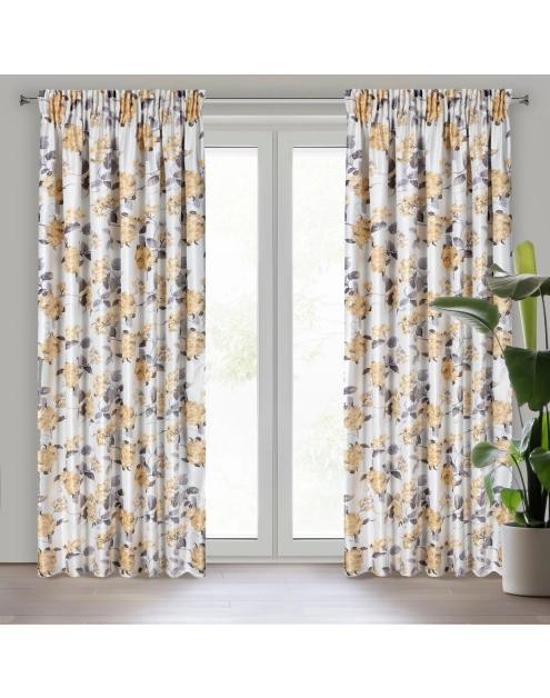 Zdjęcie: Zasłona gotowa Alison na taśmie 140x270 cm biały EUROFIRANY