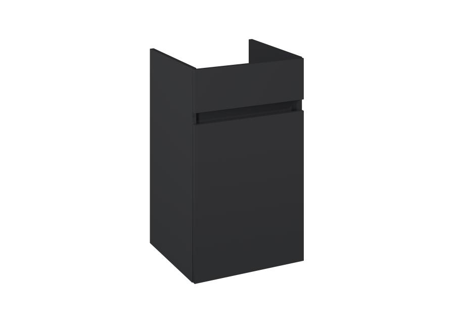Zdjęcie: Szafka łazienkowa Cube Basic 45 cm czarny mat ROCA