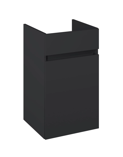 Zdjęcie: Szafka łazienkowa Cube Basic 45 cm czarny mat ROCA