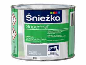Emalia Supermal matowy stalowy R7001 0,2L ŚNIEŻKA
