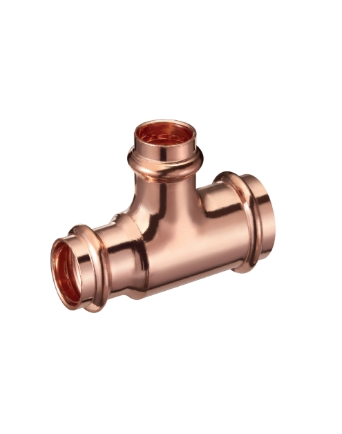 Zdjęcie: Trójnik redukcyjny zaciskany do wody 28x22x28 profil V CALIDO