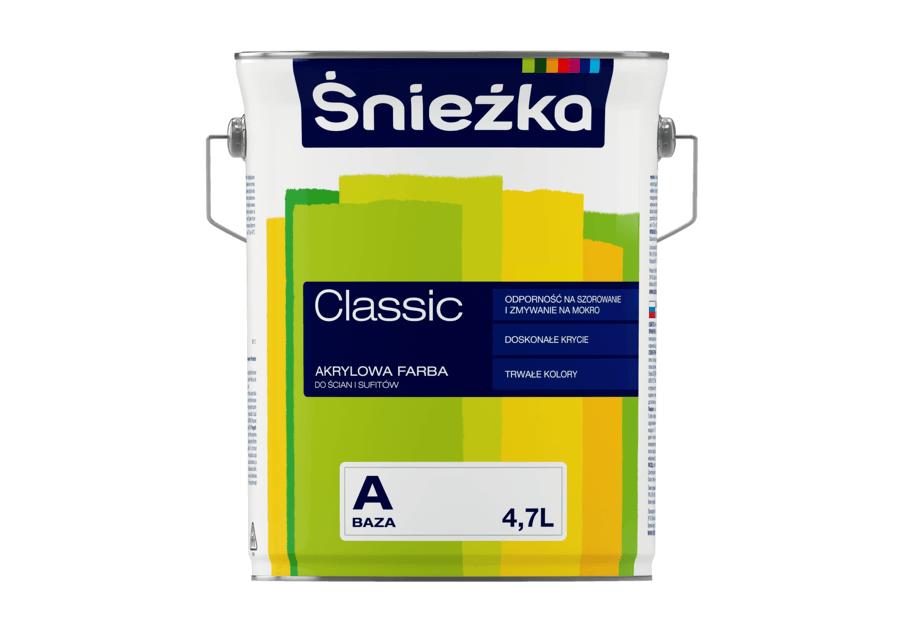 Zdjęcie: Emulsja akrylowa Classic BazaA 4,7L ŚNIEŻKA
