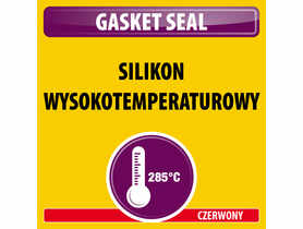 Silikon wysokotemperaturowy Gasket Seal tubka 60 g czerwony SOUDAL