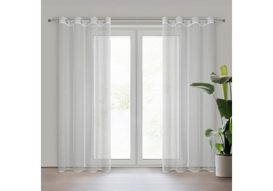 Zdjęcie: Firana gotowa Abi 140 x 250 cm biały EUROFIRANY