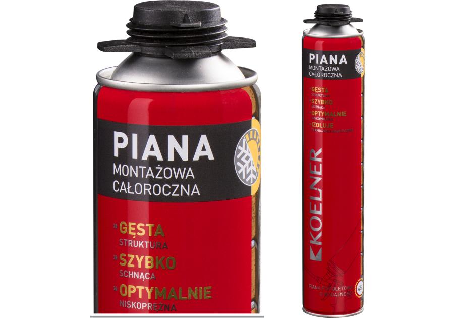 Zdjęcie: Poliuretanowa piana pistoletowa całoroczna 750 ml RAWLPLUG