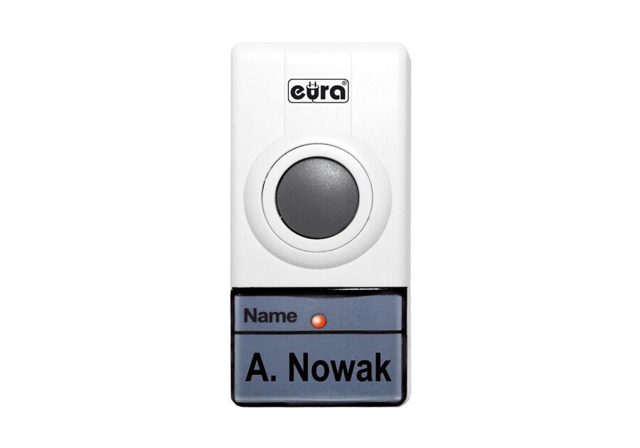 Zdjęcie: Przycisk zewnętrzny do dzwonkow Bell+ WDA-01A3 biały EURA-TECH