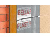 Zdjęcie: Listwa PVC do boniowania z siatką BP11 Mini Max L300 szary ciemny BELLA PLAST