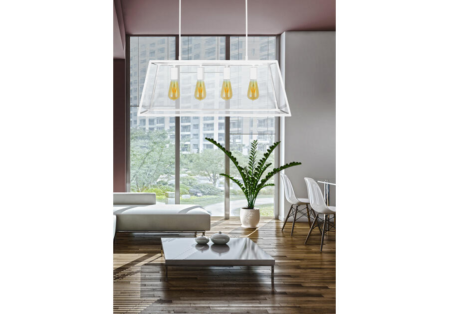 Zdjęcie: Lampa wisząca Finlandia biały 4xE27 IL MIO