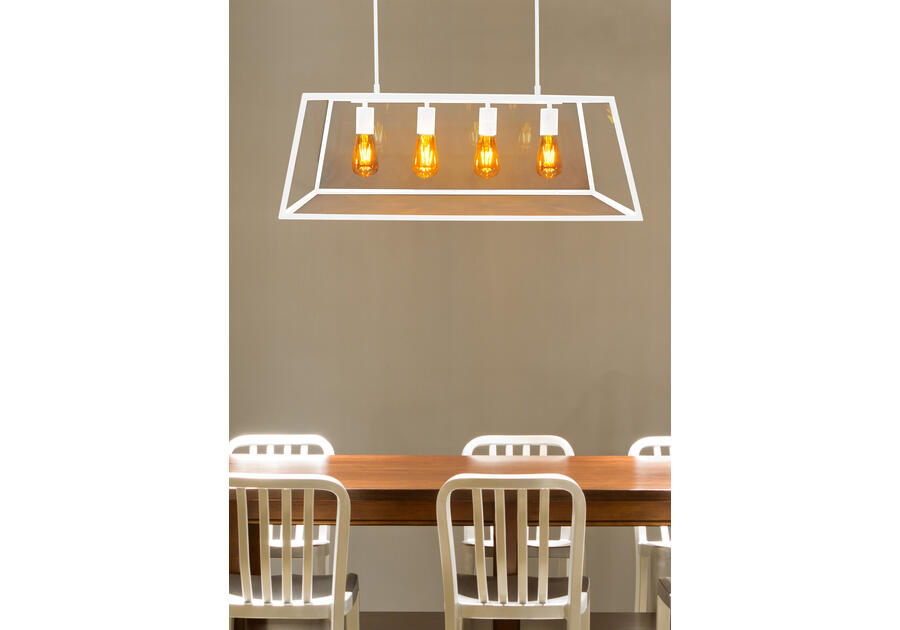 Zdjęcie: Lampa wisząca Finlandia biały 4xE27 IL MIO