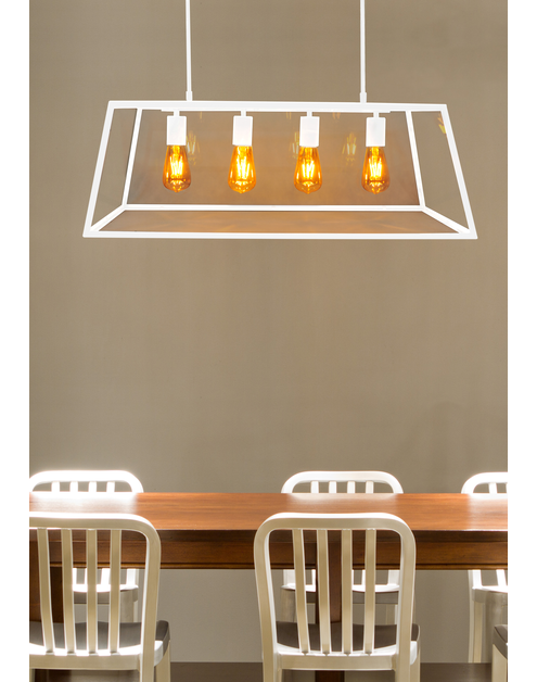 Zdjęcie: Lampa wisząca Finlandia biały 4xE27 IL MIO