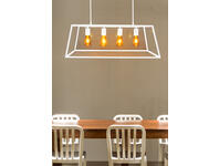 Zdjęcie: Lampa wisząca Finlandia biały 4xE27 IL MIO