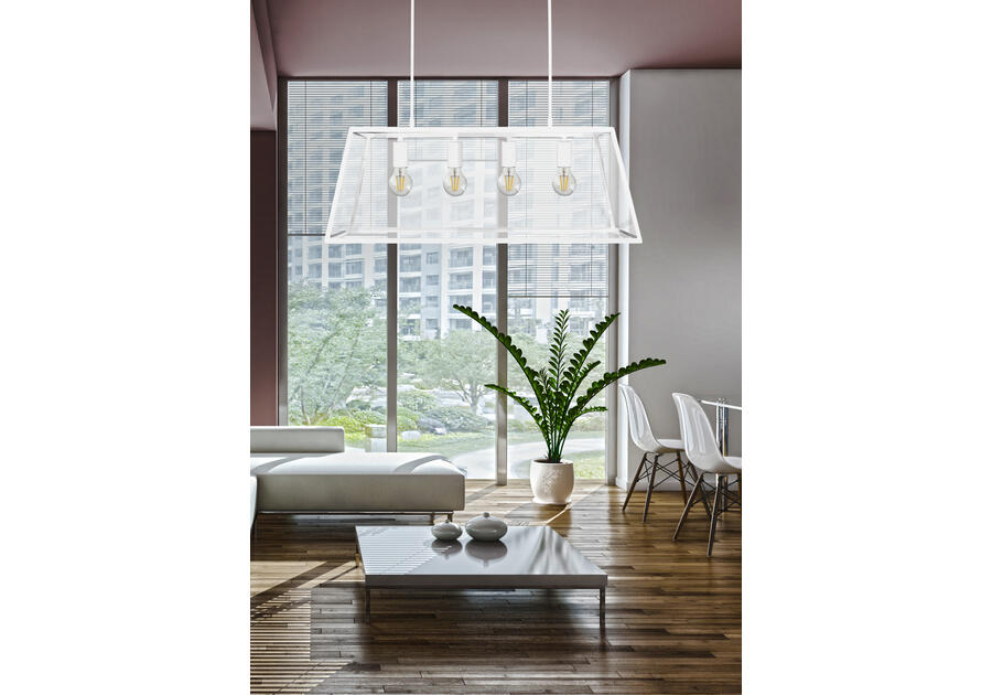 Zdjęcie: Lampa wisząca Finlandia biały 4xE27 IL MIO