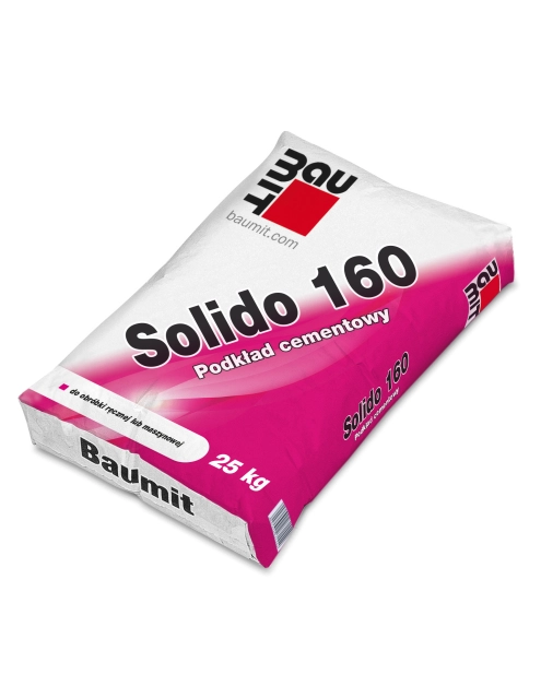 Zdjęcie: Podkład cementowy 20-80 mm Solido 160 - 25 kg BAUMIT