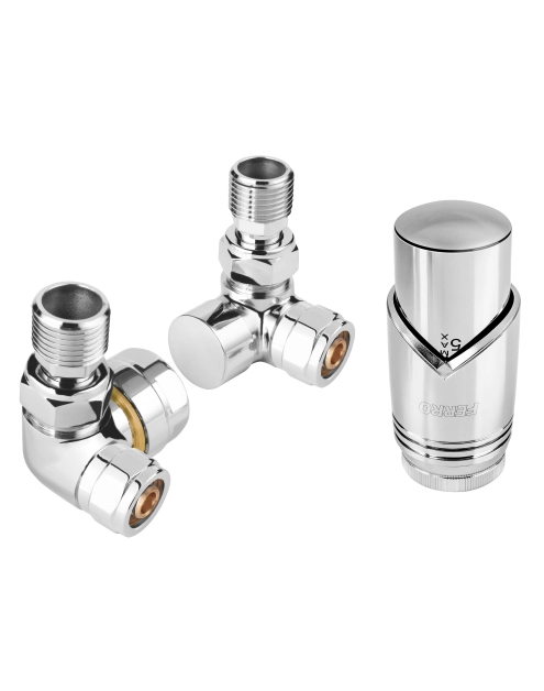 Zdjęcie: Zestaw termostatyczny osiowy chrom FERRO