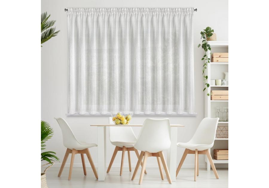 Zdjęcie: Firana gotowa Sibel na taśmie 300x150 cm biały EUROFIRANY