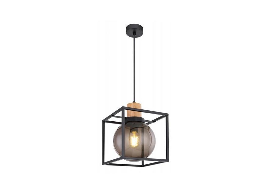 Zdjęcie: Lampa wisząca czarna metalowa dymiona Retro 2 CANDELLUX