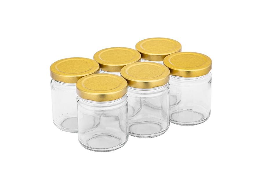 Zdjęcie: Komplet 6 słoików 135 ml + zakrętka fi 53 SEZON