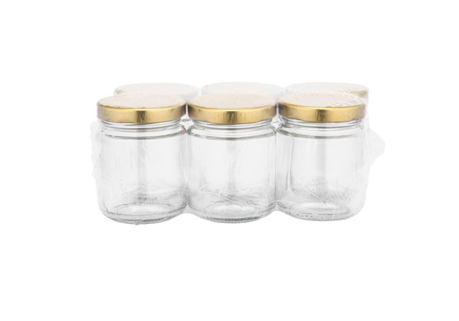 Zdjęcie: Komplet 6 słoików 135 ml + zakrętka fi 53 SEZON