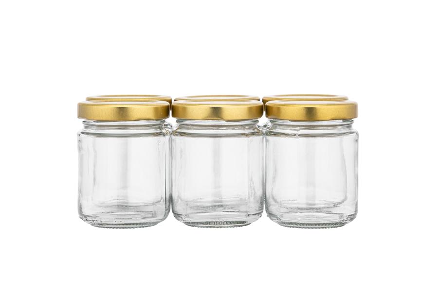 Zdjęcie: Komplet 6 słoików 135 ml + zakrętka fi 53 SEZON