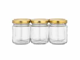 Komplet 6 słoików 135 ml + zakrętka fi 53 SEZON