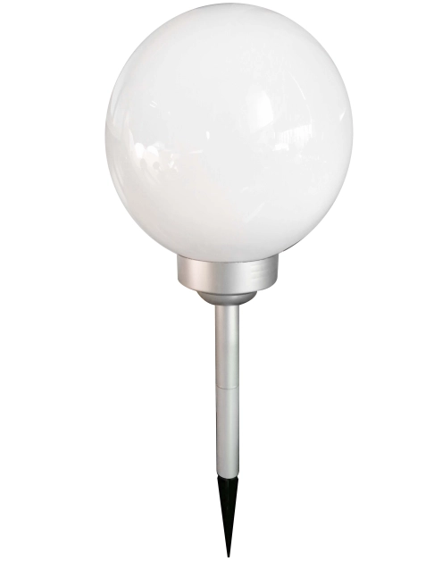 Zdjęcie: Lampka solarowa kula 15 cm RGB + pilot biała VOLTENO