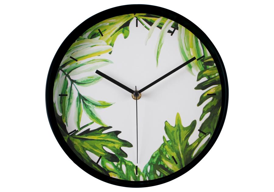 Zdjęcie: Zegar ścienny Greenry 25 cm,  zielono-biały UNIGLOB