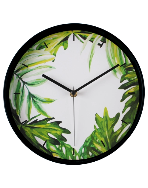 Zdjęcie: Zegar ścienny Greenry 25 cm,  zielono-biały UNIGLOB