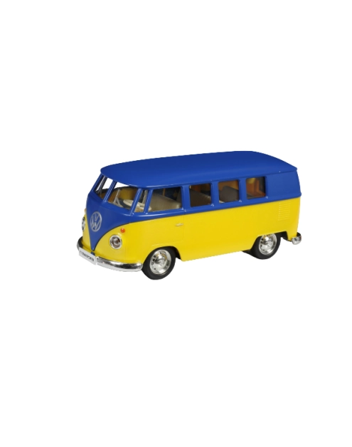 Zdjęcie: Zabawka Volkswagen Samba Bus matte blue with yellow DAFFI