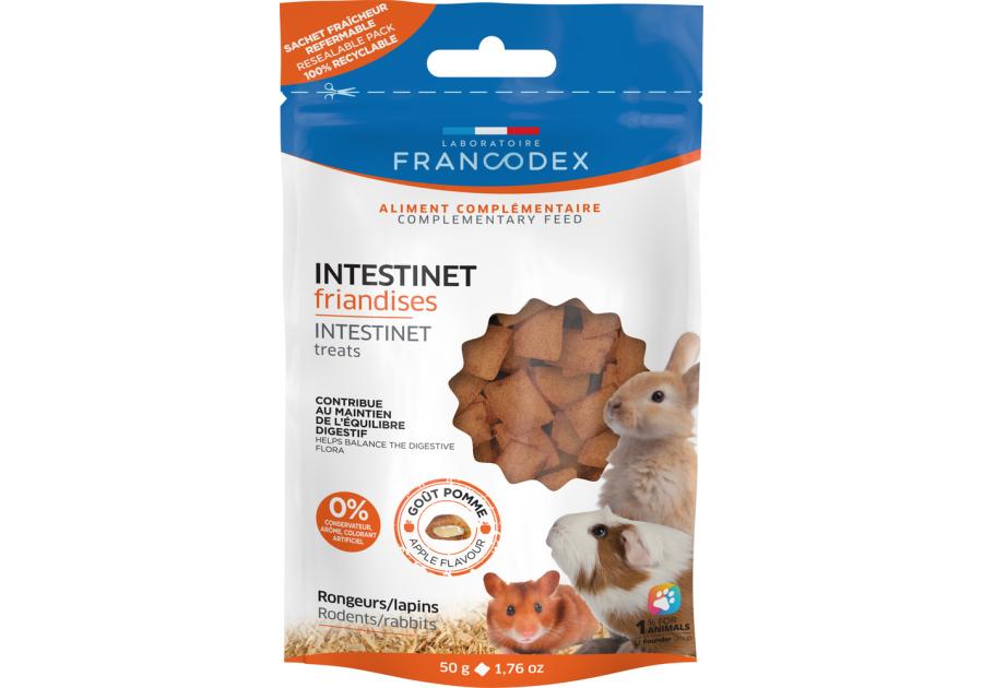 Zdjęcie: Przysmak dla gryzoni i królików Intestinet lepsze trawienia 50 g FRANCODEX