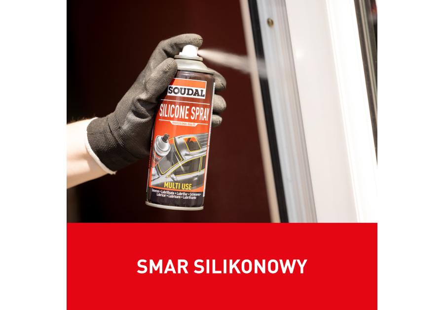 Zdjęcie: Smar silikonowy w sprayu Silicone Spray 400 ml SOUDAL