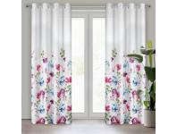 Zdjęcie: Zasłona gotowa Lira 140x250 cm bordowy EUROFIRANY