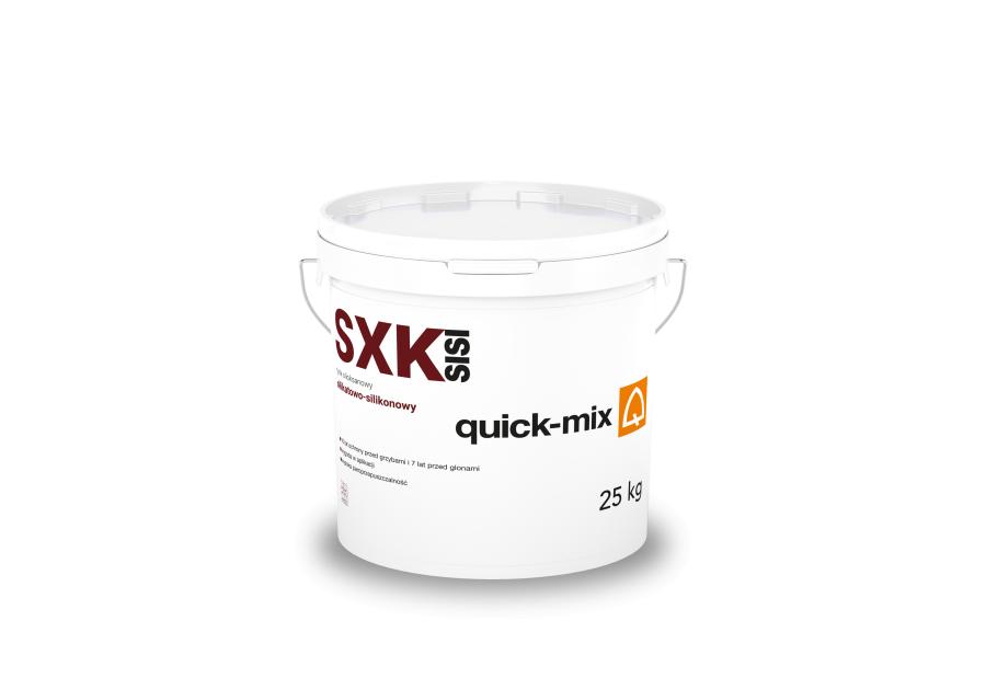 Zdjęcie: Tynk siloksanowy silikatowo-silikonowy Sxk Sisi biały 25 kg QUICK-MIX