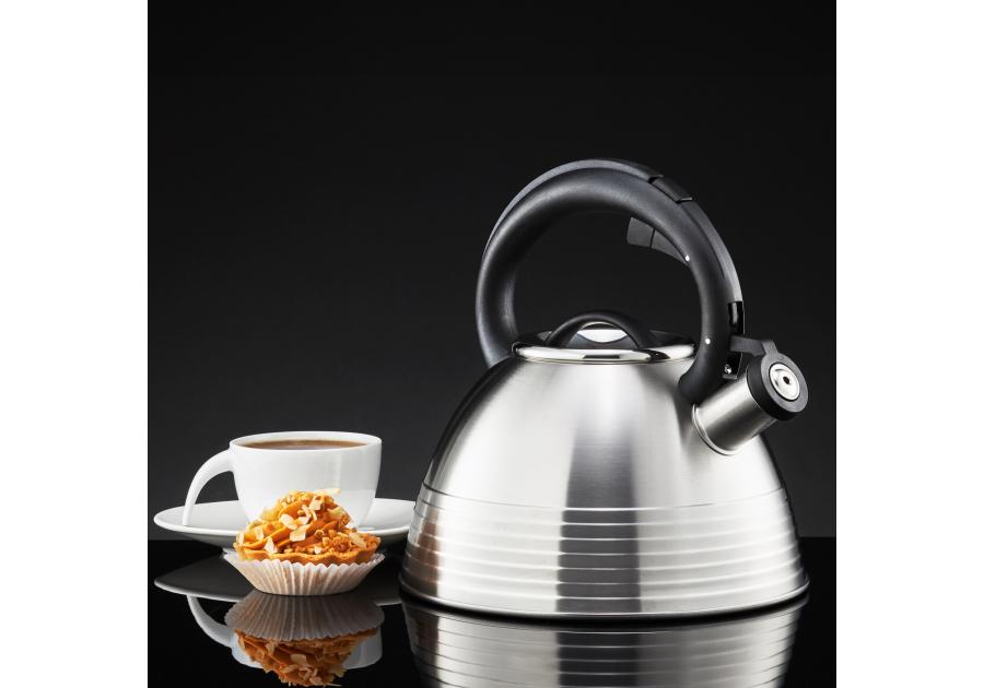 Zdjęcie: Czajnik z gwizdkiem Linea 2,5 L stalowy AMBITION