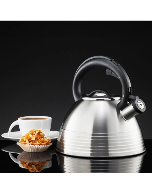 Zdjęcie: Czajnik z gwizdkiem Linea 2,5 L stalowy AMBITION