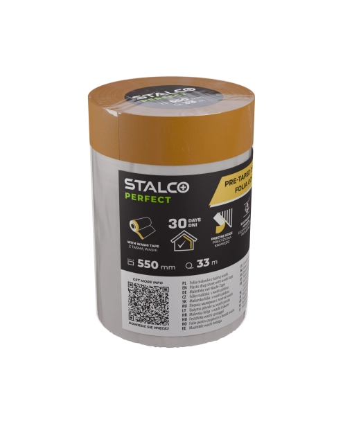 Zdjęcie: Folia ochronna z taśmą washi 550 mm x 33 m PERFECT