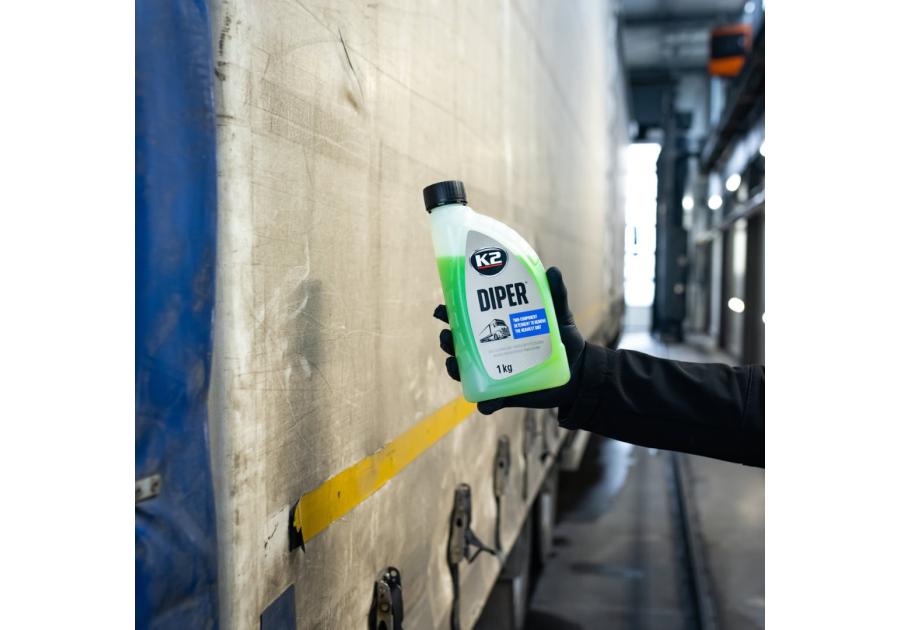 Zdjęcie: Dwuskładnikowy środek do usuwania najcięższych zabrudzeń Diper 1 kg K2