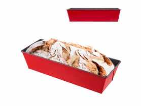 Blacha forma do pieczenia 31x11,5x7,5 cm czerwona ALTOMDESIGN