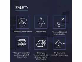 Silikon budowlany neutralny biały 280 ml TYTAN PROFESSIONAL