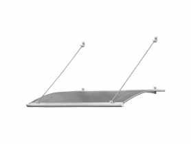 Zadaszenie Swing PC 140M 140x82x18 cm białe GUTTA