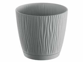 Doniczka Sandy P szary kamienny 168x157 mm PROSPERPLAST