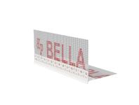 Zdjęcie: Listwa PVC okapnikowa, podtynkowa z siatką BP14 Lux N L300 biała BELLA PLAST