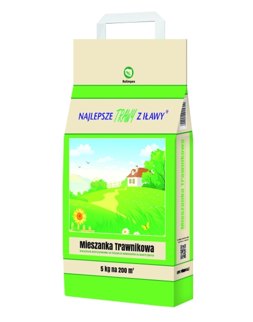Zdjęcie: Mieszanka traw trawnikowa 5 kg folia ROLIMPEX