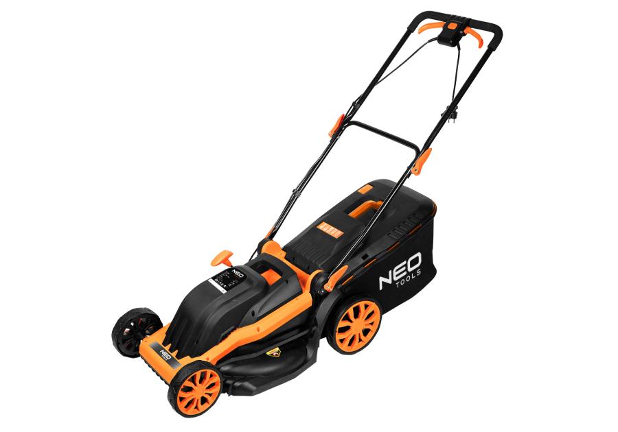 Zdjęcie: Kosiarka elektryczna 1800W, szerokość cięcia 440 mm, kosz 45 L NEO TOOLS