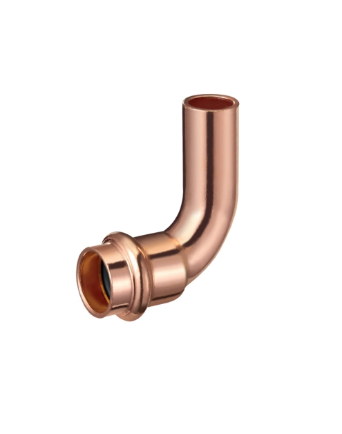 Zdjęcie: Łuk nyplowy 90 stopni zaciskany do wody 28x28 profil V CALIDO