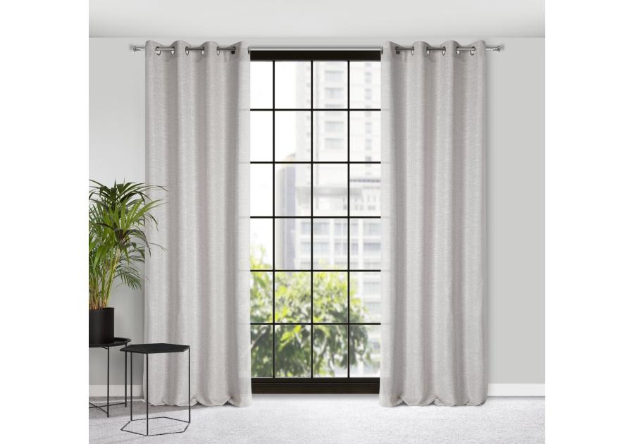 Zdjęcie: Zasłona gotowa Anita 140x250 cm szary EUROFIRANY