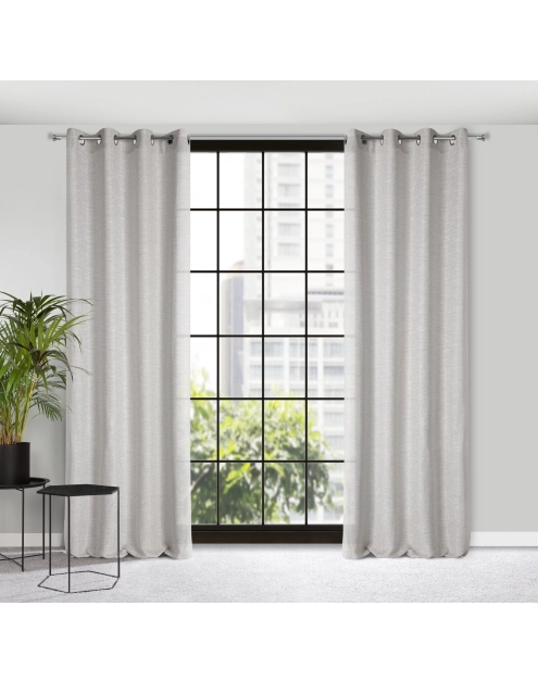 Zdjęcie: Zasłona gotowa Anita 140x250 cm szary EUROFIRANY